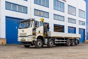 кран манипулятор HYVA CRANE HB150-E2 10х4 FAW J6 CA3250