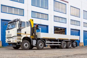 кран манипулятор HYVA CRANE HB150-E2 10х4 FAW J6 CA3250