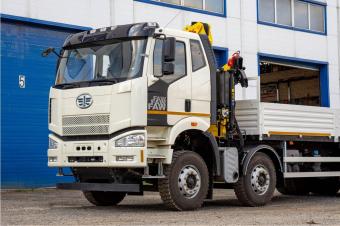 кран манипулятор HYVA CRANE HB150-E2 10х4 FAW J6 CA3250