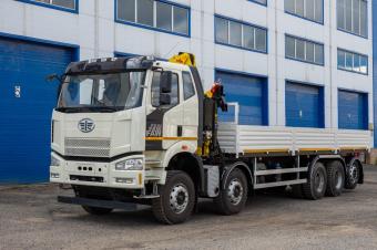 кран манипулятор HYVA CRANE HB150-E2 10х4 FAW J6 CA3250